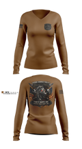 62 FMT 66373510 Women's Long Sleeve V-neck Shirt - 3