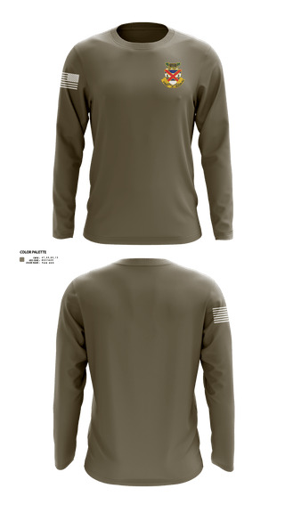 3-13 infantry 64660778 Long Sleeve Performance Shirt 3