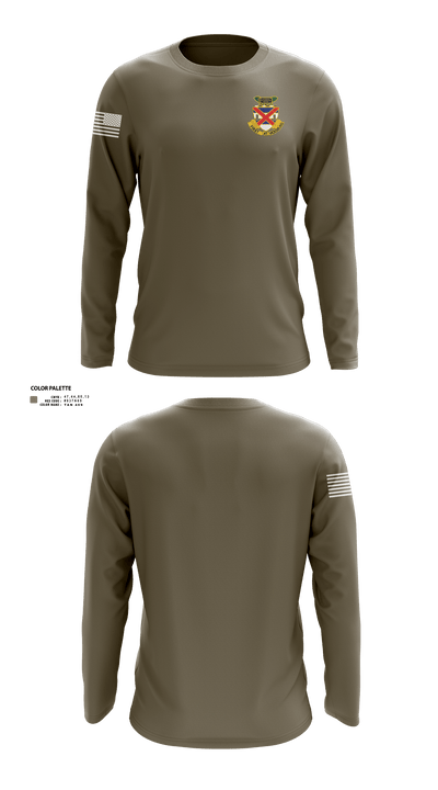3-13 infantry 64660778 Long Sleeve Performance Shirt 3