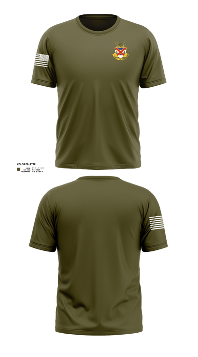 3-13 infantry 64660778 Short Sleeve Performance Shirt - 2