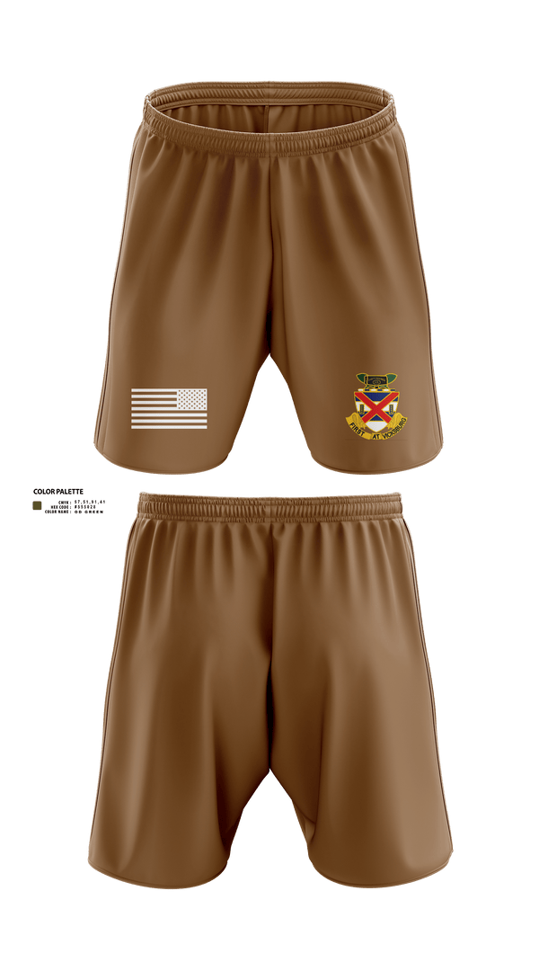 3-13 infantry 64660778 Athletic Shorts With Pockets - 1