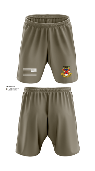 3-13 infantry 64660778 Athletic Shorts With Pockets - 3