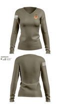 3-13 infantry 64660778 Women's Long Sleeve V-neck Shirt - 3