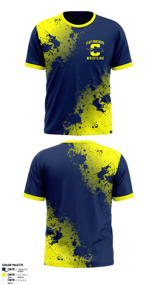 Clay Panthers 80292752 Short Sleeve Rash Guard Shirt - 2