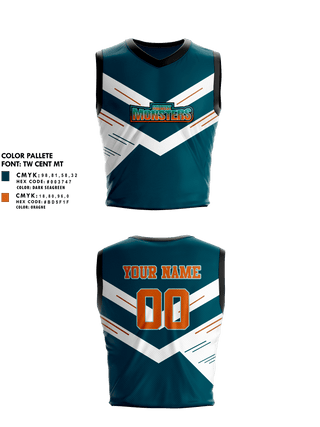 Midwest Monsters 95808505 Womens Basketball Jersey - 10