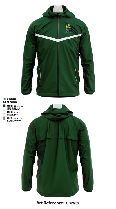Winthrop Baseball 32251346 Windbreaker - 1