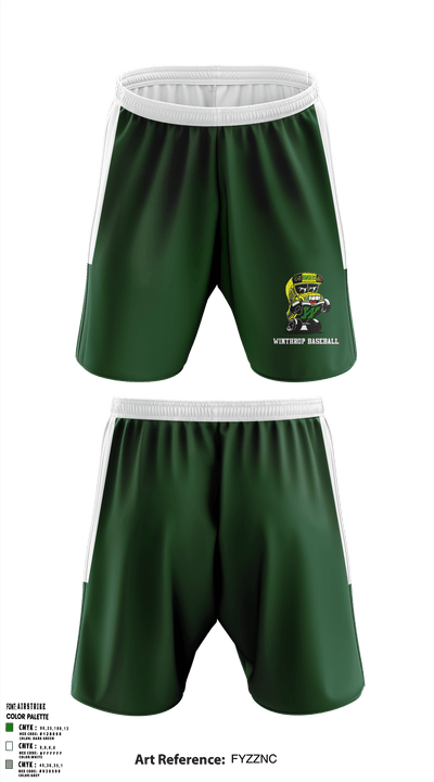 Winthrop Baseball 32251346 Athletic Shorts With Pockets - 1