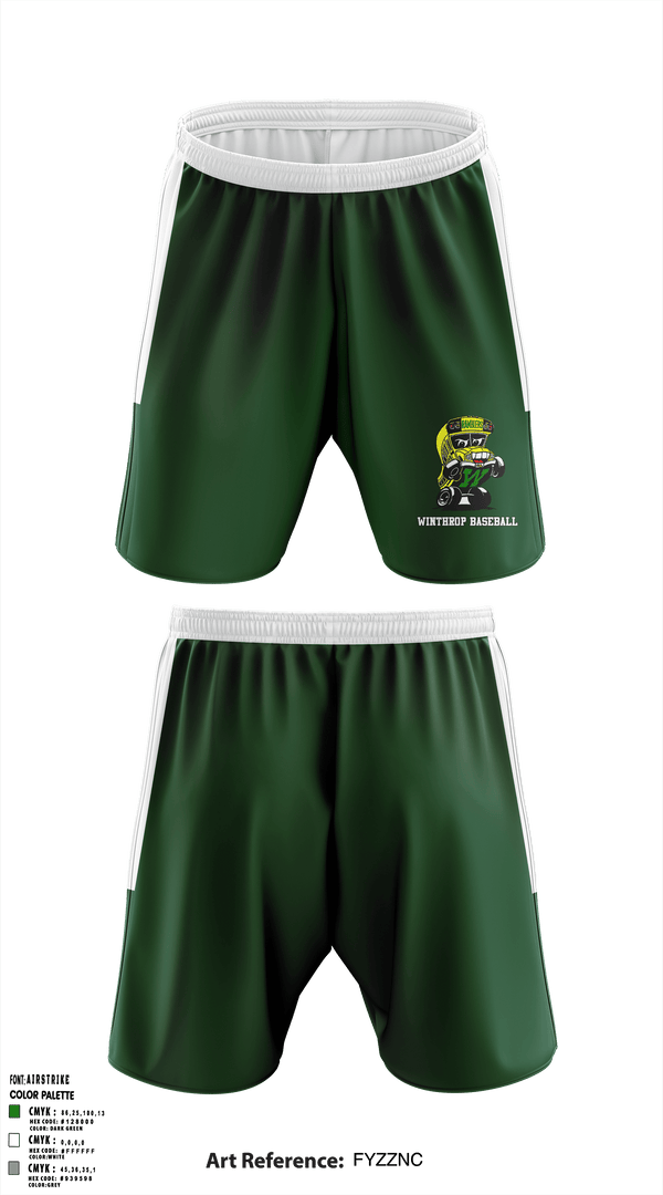 Winthrop Baseball 32251346 Athletic Shorts With Pockets - 1