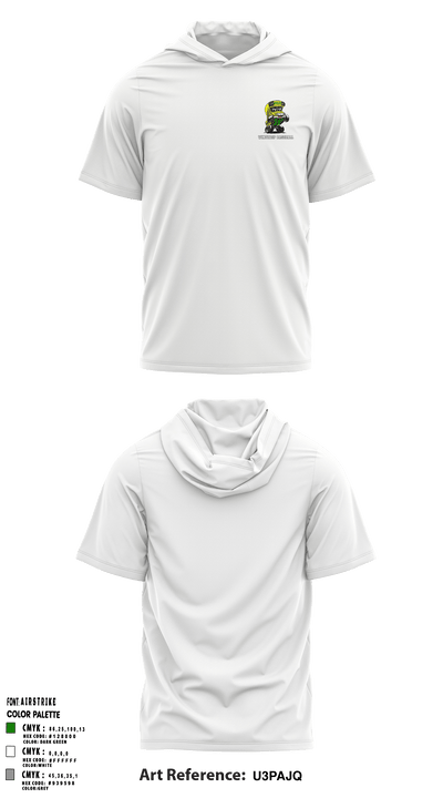 Winthrop Baseball 32251346 Short Sleeve Performance Shirt with hood - 3