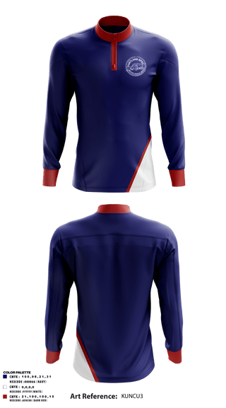 USPS 47043288 Quarter Zip Jacket - 1
