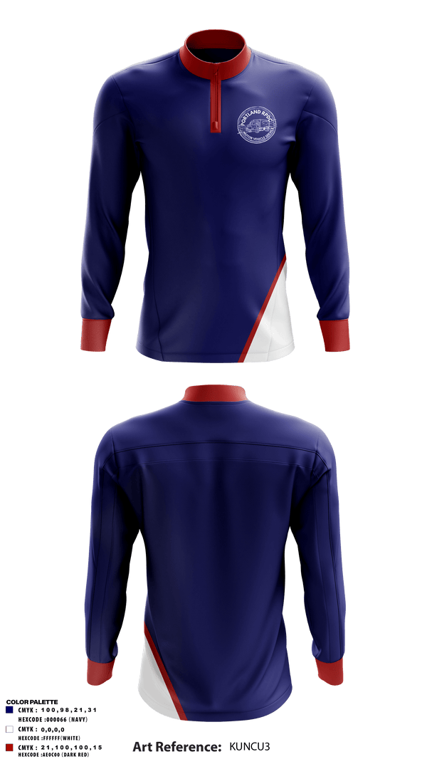 USPS 47043288 Quarter Zip Jacket - 1