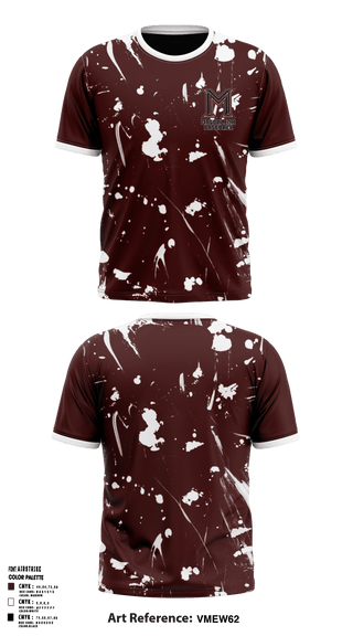 Magdalena High School Baseball 69500087 Short Sleeve Performance Shirt - 1