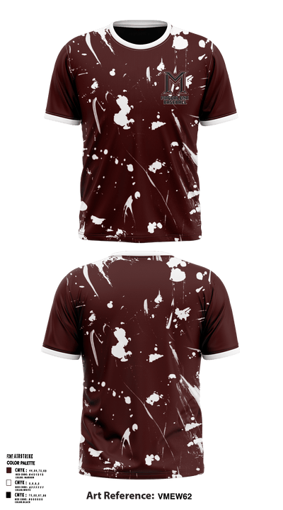 Magdalena High School Baseball 69500087 Short Sleeve Performance Shirt - 1