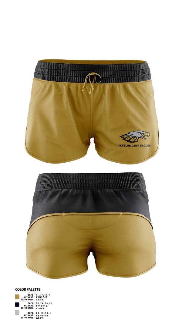 Naylor Lady Eagles Softball Women's Shorts - 1