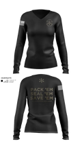 LMPD HSO TRT Women's Long Sleeve V-neck Shirt - 50