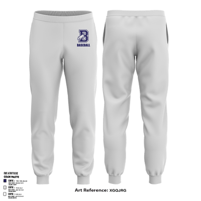Burrillville High School Broncos Baseball 5359467 Joggers - 2