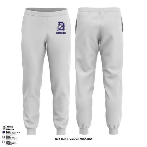 Burrillville High School Broncos Baseball 5359467 Joggers - 2