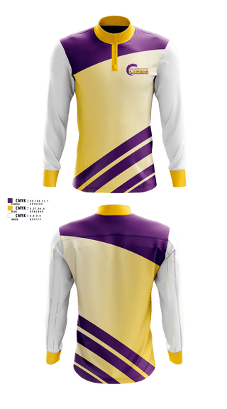 Camdenton R-3 High School Tennis 31500690 Quarter Zip Jacket - 1