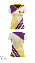Camdenton R-3 High School Tennis 31500690 Women's Short Sleeve V-neck Shirt - 1