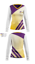 Camdenton R-3 High School Tennis 31500690 Women's Long Sleeve V-neck Shirt - 1