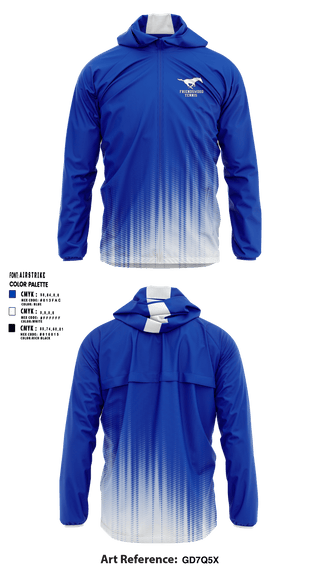 Friendswood Junior High School Tennis 5740314 Windbreaker - 1