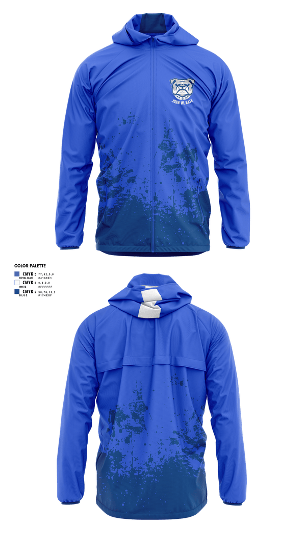Bate Middle School (John W. Bate) Baseball 45359159 Windbreaker - 1