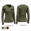 East Patrol Women's Long Sleeve V-neck Shirt - 1