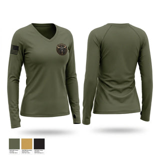 Womens Long Sleeve Vneck Shirt, East Patrol, Police, Teamtime, Team time, sublimation, custom sports apparel, team uniforms, spirit wear, spiritwear, sports uniforms, custom shirts, team store, custom team store, fundraiser sports, apparel fundraiser