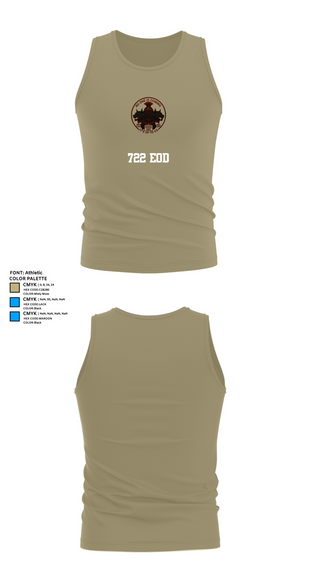 Tank Top, 722 EOD, , Teamtime, Team time, sublimation, custom sports apparel, team uniforms, spirit wear, spiritwear, sports uniforms, custom shirts, team store, custom team store, fundraiser sports, apparel fundraiser