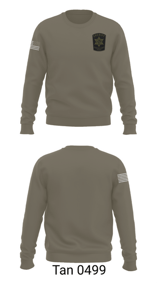 Crew Neck Sweatshirt, Crawford county sheriffs office, Police, Teamtime, Team time, sublimation, custom sports apparel, team uniforms, spirit wear, spiritwear, sports uniforms, custom shirts, team store, custom team store, fundraiser sports, apparel fundraiser
