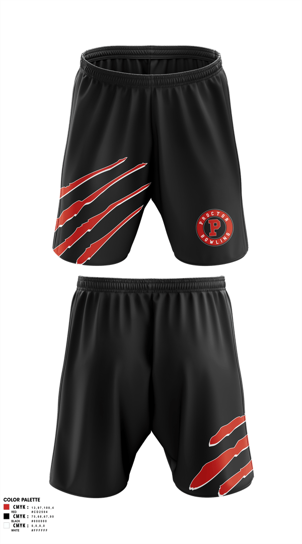 Proctor Raiders 743138 Athletic Shorts With Pockets - 1