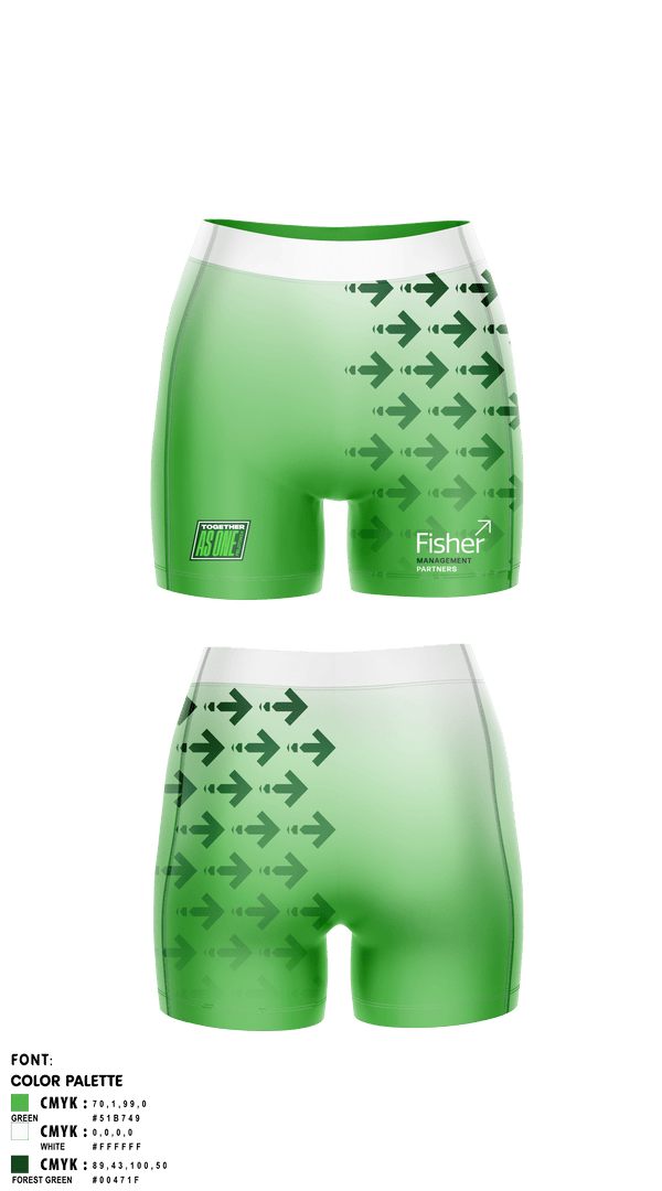 Fisher Management Partners Pelotonia Women's Compression Shorts - 1