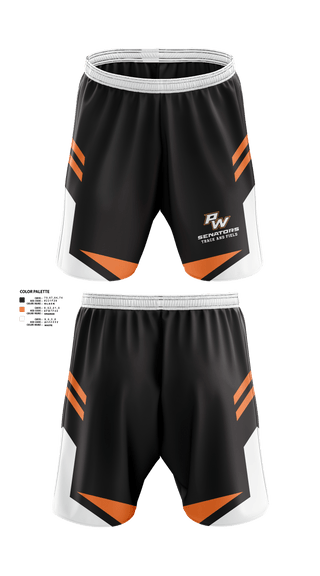 Portsmouth West Middle School Track and Field 57073821 Athletic Shorts With Pockets -20