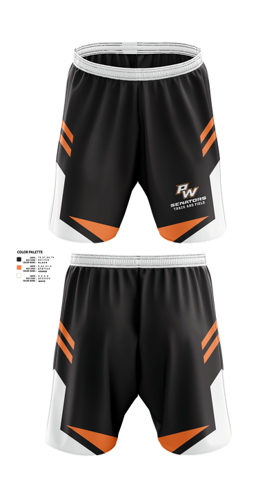 Portsmouth West Middle School Track and Field 57073821 Athletic Shorts With Pockets -20