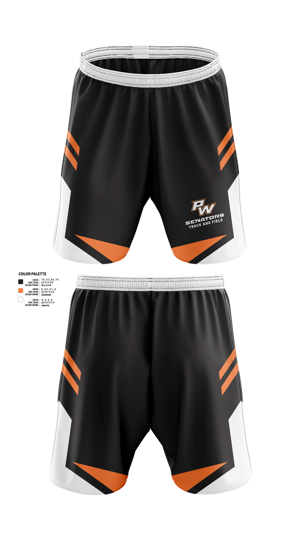 Portsmouth West Middle School Track and Field 57073821 Athletic Shorts With Pockets -20