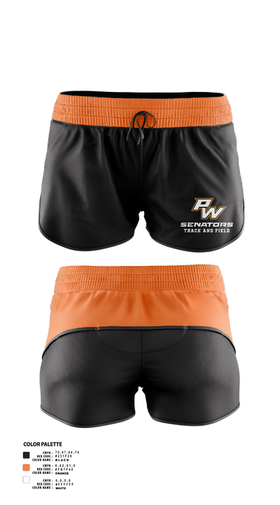 Portsmouth West Middle School Track and Field 57073821 Track Shorts - 20