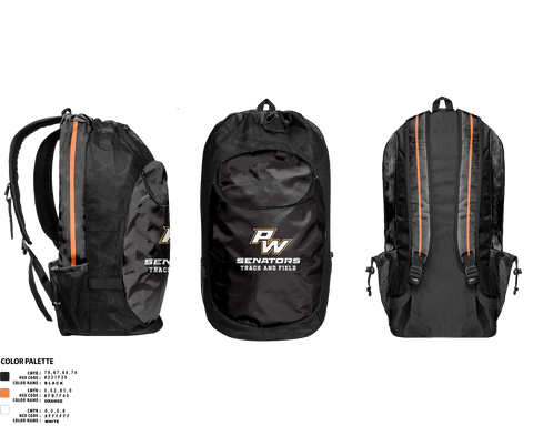 Portsmouth West Middle School Track and Field 57073821 Gear Bag -20