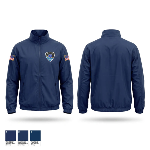 Windbreaker, Jackson county ems, EMS/EMT, Teamtime, Team time, sublimation, custom sports apparel, team uniforms, spirit wear, spiritwear, sports uniforms, custom shirts, team store, custom team store, fundraiser sports, apparel fundraiser