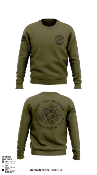 MCJROTC Physical Fitness Team 64833959 Crew Neck Sweatshirt - 1