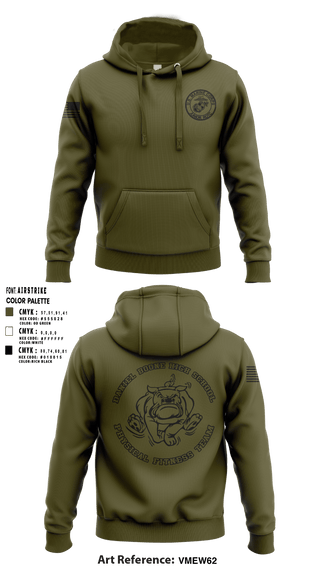 MCJROTC Physical Fitness Team 64833959 Hoodie - 1