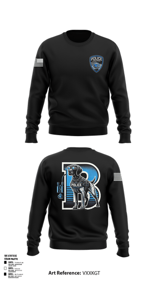 Lake Mary Bravo Squad 92400504 Crew Neck Sweatshirt - 1
