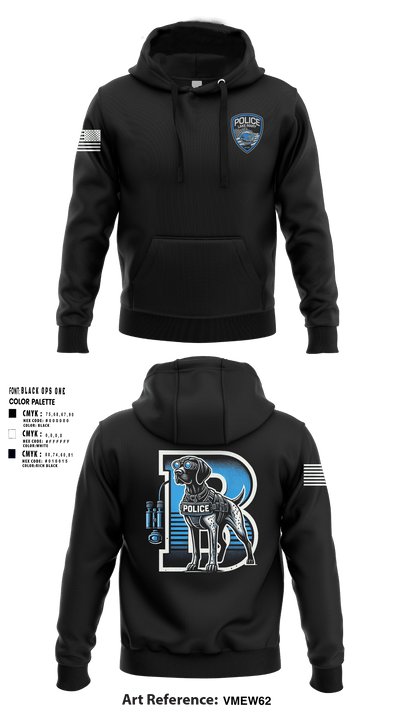 Lake Mary Bravo Squad 92400504 Hoodie - 1