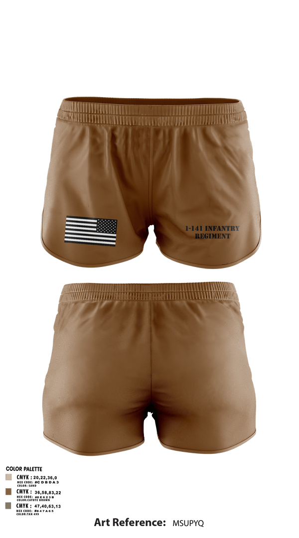 1-141 INFANTRY REGIMENT Ranger Panties -1 83