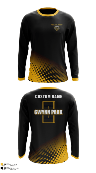 Gwynn Park High School Tennis 16413228 Long Sleeve Performance Shirt 1