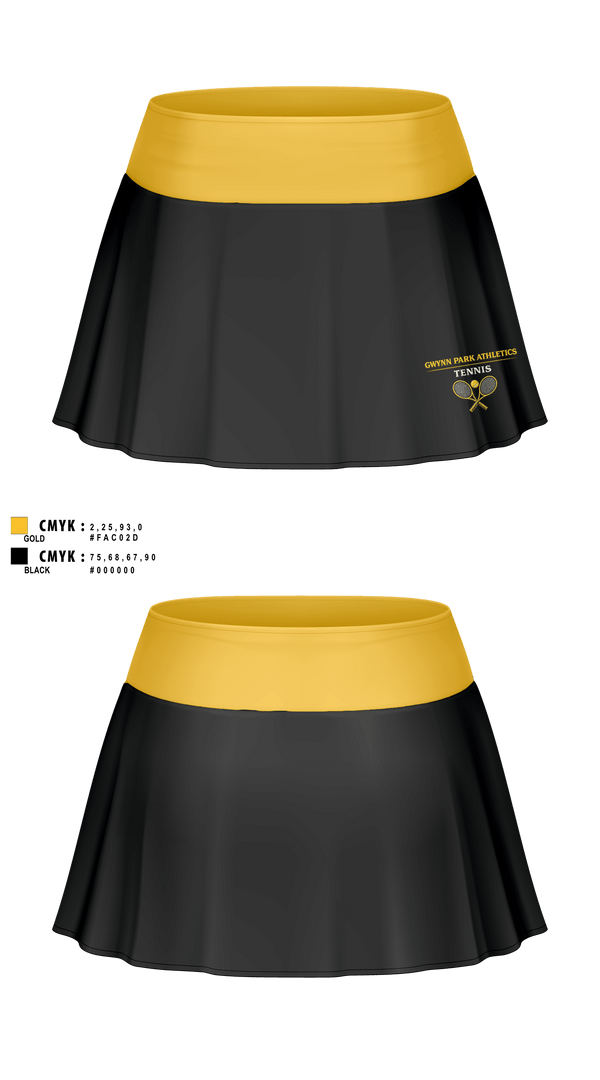 Gwynn Park High School Tennis 16413228 Skort - 1