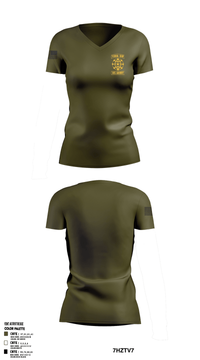 110th Women's Short Sleeve V-neck Shirt - 1