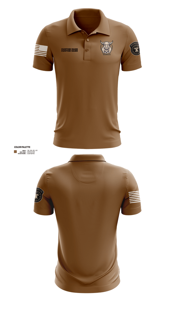 fallon-army-recruiting-station Short Sleeve Performance Polo - 20