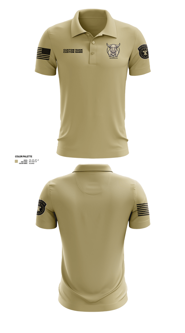 fallon-army-recruiting-station Short Sleeve Performance Polo - 22