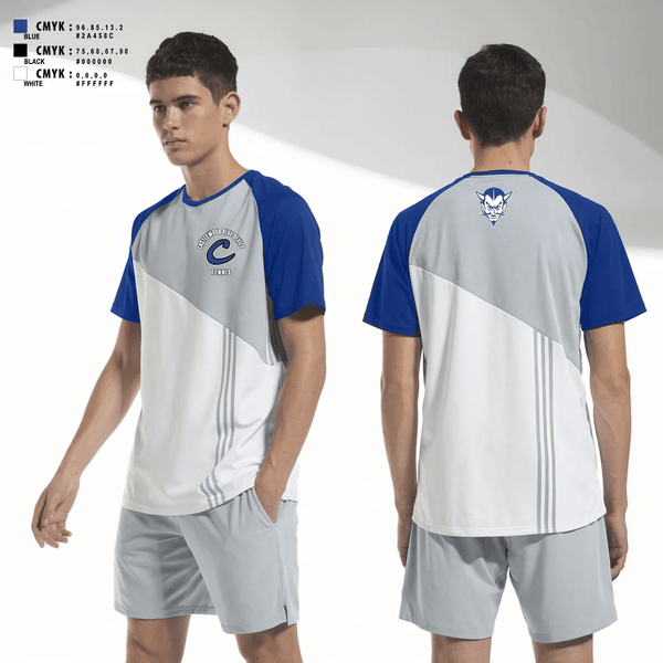Castlewood Blue Devils 24423856 Short Sleeve Performance Shirt -5
