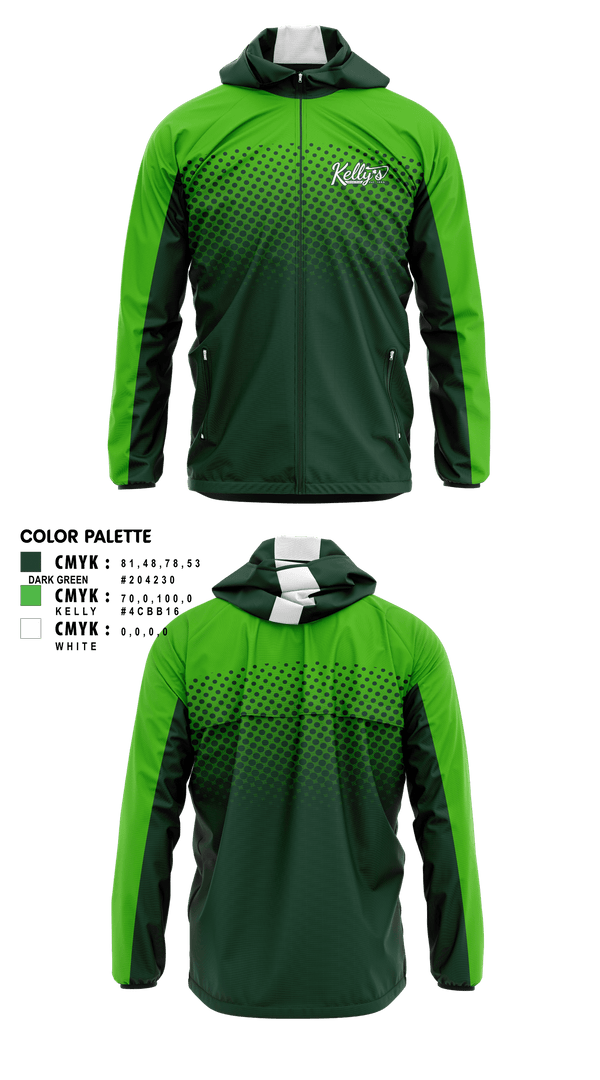 Kelly’s Irish Pub 62324000 Windbreaker - 1